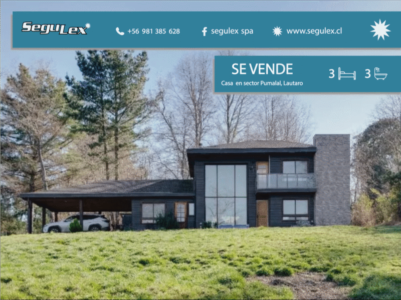 Casa en Sector Pumalal, Lautaro