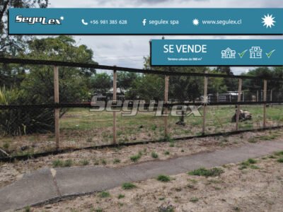 Sitio urbano de 900 m² en Pillanlelbún