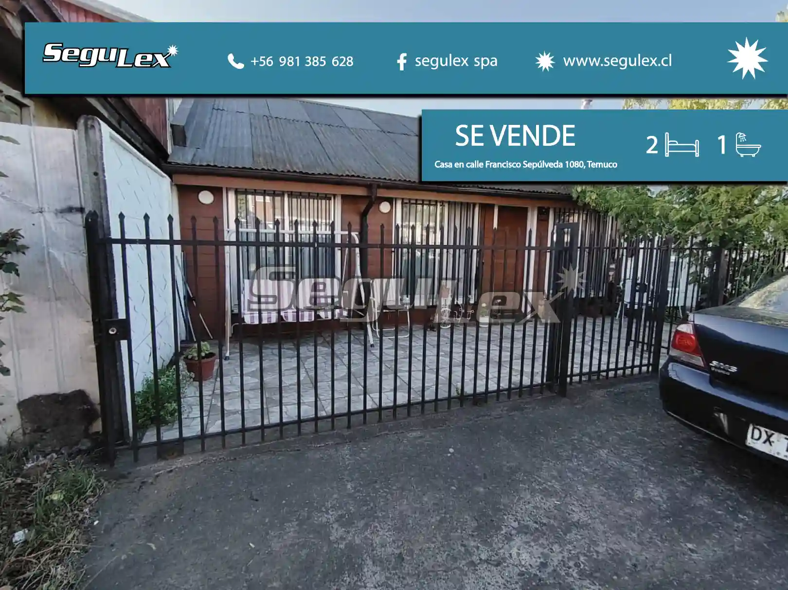 Casa en calle Francisco Sepúlveda, Temuco